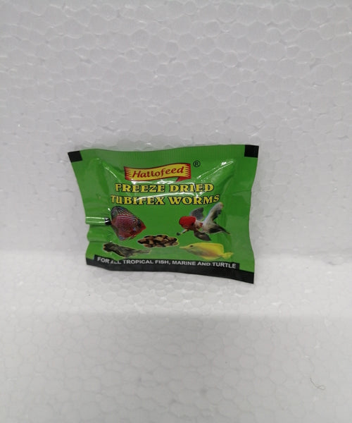 FREEZED DRIED TUBEX WORMS SMALL PACKET
