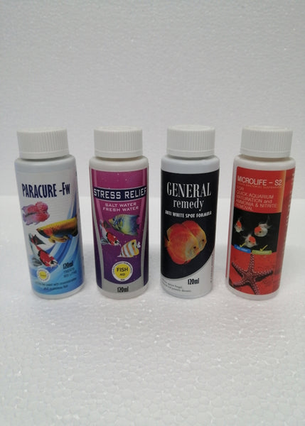 FISH MEDICINE SET OF 4