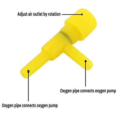 Air Valve Oxygen Pump Pipe Tube Control Connector